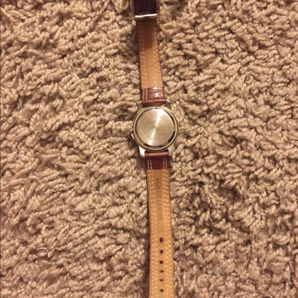 Brown leather wactch